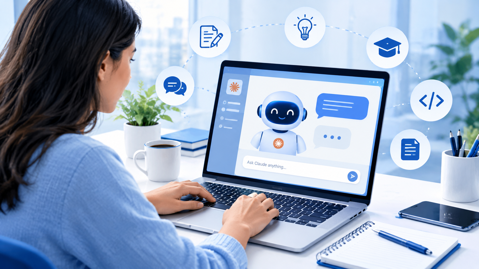 Learn how to use Claude AI for free online, create an account, write better prompts, understand usage limits, and use Claude safely for everyday tasks.